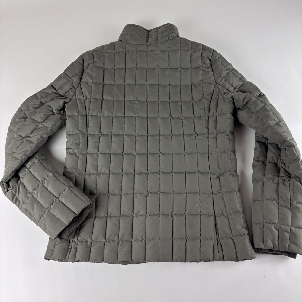 J. Crew Women's Olive Green Quilted‎ Down Filled Jacket Womens XS - Picture 2 of 13